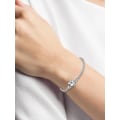 Miniatyrbilde 2 av 5: Pandora Slange-Strikket Armbånd Med Sylinderlukking Og Sterlingsølv, 50% Rabatt A3 23cm