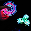 Miniatyrbillede 1 af 5: Lysende LED-lys Fidget Spinner Håndtop Spinners Gløder i Mørke Lys EDC Figet Spiner Finger Stressaflastende Legetøj Red