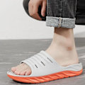 Miniatyrbillede 5 af 5: Genopretningssandaler til mænd med komfortabel Plantar Fasciitis Arch Su Sort 39 EUR Sort Black EUR 39