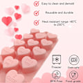 Miniatyrbillede 3 af 4: x Silikonforme til Påskechokolade - 16 Hulrum - Påskeæg, Kanin, Kurv - Non-Stick Bageform - Voks Smelteforme til Børn, Påskefest, DIY Chokolade Valentine