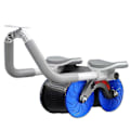 Miniatyrbild 1 av 4: Automatisk återfjädrande magrullar för magövningar, fitnessutrustning för hemmet blue