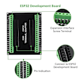 Miniatyrbild 3 av 5: Esp32 Breakout-kort Gpio 1 till 2 Kompatibel med Nodemcu-32s Lua 38pin Gpio Expansionskort