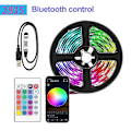 Miniatyrbild 2 av 5: LED-remsa 1m-30m Rgbic 2835 Bluetooth App-kontroll Jakt-effekt Ljus Flexibel Tejp Diodband TV-bakgrundsbelysning Rum Dekorera 5M Full Set 2835 Bluetooth