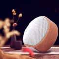 Miniatyrbild 3 av 5: Träimitation Trådlös Bluetooth-högtalare Bärbar Mini Subwoofer Stereo Högtalare white