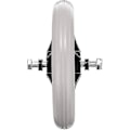 Miniatyrbillede 4 af 5: 2 stk. 6 tommer Gummi Hjul Udskiftning Rullestol Forhjul Rollator Walker Anti-slip Udskiftning Ruller Grå