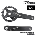 Pikkukuva 2 / 5: Prowheel Kampiakseli Neliöaukko Mtb Pyörä 104bcd 170mm 175mm Deckas Ketjurenkaat Maastopyörä 30t 32 34 36 38 40t 1x 2x 1 2 Nopeus 175mm and 32T
