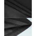 Miniatyrbillede 2 af 5: Unisex Voksen Middelalderlig Kåbe Kostume Munk Hætte Kåbe Kappe Friar Præst Troldmand Halloween Tunika Kostume 3stk Black Medium