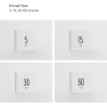 Miniatyrbillede 2 af 5: Mooas Multi Cube Timer/roterende Timer, Enkel Betjening, Ur & Timer (hvid) Mint Green