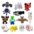 Miniatyrbillede 4 af 5: Minecraft plyslegetøj blødt plys fyldt dukke Squid-16cm