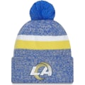 Miniatyrbild 5 av 5: NFL Sideline Sport Stickad Mössa Amerikansk Fotboll 2023/2024 Vintermössa Med Pompom One Size Alla Lag SportKnit to Rams to Blue31888