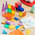 Miniatyrbild 5 av 7: Magnetic 3D Building Blocks, 57 Pieces Multicolor Multicolor multifärg