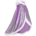 Miniatyrbillede 1 af 5: Vendbar Kappe til Børn og Voksne, Påske Nytår Kappe Fantasikostume Vampyr Hexe Troldmand Rollespil Kappe-zong Purple 110cm