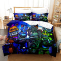 Miniatyrbilde 1 av 2: Fem 5 Nights At Freddy's 3D-trykte sengetøysett Dynetrekk Putevar Barn Gave6