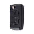 Miniatyrbilde 1 av 4: Erstatningsnøkkelskall Flip for Fiat Scudo Ulysse Passform Lancia Phedra Hu83/va2 Blad Ce0523 Ce0536 2/3/4 Knapper Fob Etui 2 Buttons VA2 CE0523