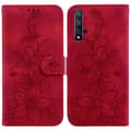 Læder telefoncover til Huawei nova 5T / Honor 20 Red