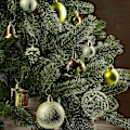 Miniatyrbilde 3 av 5: Brubaker 101-dels Julekuler med Topppynt i Lilla, Julepynt til Juletreet Green
