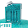 Pikkukuva 2 / 5: 20 000 kpl Vedenhelmet Sekaväriset Kristallimuta Hydrogeeli Polymeeri Jelly Pallot Koti Sisustus Hydroponics Rainbow Pullo DIY 7-8mm 2W Red
