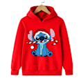 Miniatyrbild 2 av 5: Rolig 90-tals Jul Stitch Hoodie Barnkläder Cartoon Kläder Flickor Pojkar Lilo och Stitch Tröja Hoodie Baby Casual Topp 59021 59021 110CM
