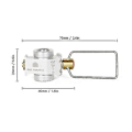 Miniatyrbild 2 av 5: Gas Saver Plus Gas Convertor Shifter Refill Flat Tank Conversion Adapter Camping Gas Adaptor Valve
