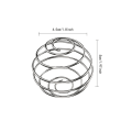 Miniatyrbild 3 av 4: 4 st 304 Rostfritt Stål Flaska Mixer Boll, Protein Shaker Boll För Dryck Flaska Shaker Cup