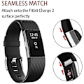Pikkukuva 2 / 4: Vaihtohihnat yhteensopivat Fitbit Charge 2:n, Classic & Special Edition -malleille, säädettävät urheilurannekkeet, korkealaatuiset black Small