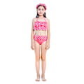 Miniatyrbillede 3 af 5: 3-delt sæt piger havfrue hale bikini badetøj sæt STYLE 2 STYLE 2 120cm