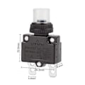 Miniatyrbillede 2 af 5: Kuoyuh 88 Serie 5a 10a 15a 20a 25a 30a Automatisk Nulstilling Termisk Overbelastningsbeskyttelse Strømafbryder Strømafbryder Kompatibel med Luftkompressor 25a