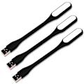 Miniatyrbilde 2 av 5: 3-pak Mini USB LED-lyslampe, USB-lys for tastatur, Fleksibelt leselys
