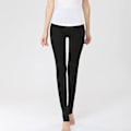 Miniatyrbillede 4 af 5: Dametøj Varm Fleece Vinter Stræk Leggings Varmt Fleeceforet Slank Termisk Bukser afskåret cropped b