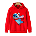 Miniatyrbild 1 av 5: Rolig 90-tals Jul Stitch Hoodie Barnkläder Cartoon Kläder Flickor Pojkar Lilo och Stitch Tröja Hoodie Baby Casual Topp 59023 59023 110CM