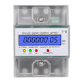 Miniatyrbillede 1 af 5: 3-faset 4-leder energimåler 220/380V 5-80A Energiforbrug kWh måler DIN-skinne Installation Digital effektmåler g20243085987 [DB] Transparent