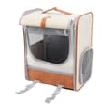 Cat Backpack, Large Capacity, Ventilation System, Adjustable Strap, Oxford Fabric, Pet Travel Carrier