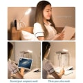 Miniatyrbillede 4 af 4: LED Klips-på Læselampe Dæmpbar Øjenbeskyttende Bordlampe White