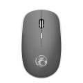 Miniatyrbilde 1 av 5: Trådløs Mus 2.4g Lydløs Mus Med Usb-mottaker Bærbar Datamus For Pc-nettbrett Bærbar Datamaskin Med Windows-system Gray