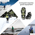Miniatyrbilde 5 av 5: Brodder med 18 pigger for gange, jogging, klatring