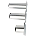 Miniatyrbillede 3 af 5: 4 Justerbare Ben 5cm Højde Tykkere Skab Ben Bord Ben Møbel Ben, Aluminium Legering Møbel Ben, Højde Justerbar 0-15mm Med Rustfrit