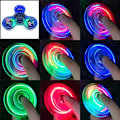 Miniatyrbillede 5 af 5: Lysende LED-lys Fidget Spinner Håndtop Spinners Gløder i Mørke Lys EDC Figet Spiner Finger Stressaflastende Legetøj Blue