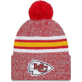 Miniatyrbilde 5 av 5: NFL Sideline Sport Strikket Lue Amerikansk Fotball 2023/2024 Vinterlue Med Pompom En Størrelse Alle Lag SportKnit to Chief-Red31890
