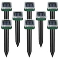 8-pack Solar Powered Outdoor Snake Repellers