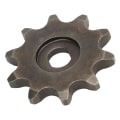 Miniatyrbillede 4 af 4: 10 Tands Cykelmotor Tandhjul Kulstofstål Udskiftning 10t Cykelkæde Tandhjul Til Gearmotor 5mm