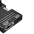 Miniatyrbillede 3 af 5: HDMI til VGA-kabel med lydoutput, HDMI-konverter white
