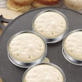 Miniatyrbilde 4 av 5: 6-pakke 4 tommers dobbelt rullede engelske muffinsringer, rustfritt stål Crumpet ringer, Tart ringer, runde