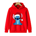 Miniatyrbild 1 av 5: Rolig 90-tals Jul Stitch Hoodie Barnkläder Cartoon Kläder Flickor Pojkar Lilo och Stitch Tröja Hoodie Baby Casual Topp 59019 59019 110CM