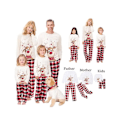 Miniatyrbillede 3 af 5: Julegave Matchende Familiepyjamas, Julepyjamas Elg Print, Børn 3T Børn children 3T
