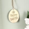 Miniatyrbillede 5 af 5: 10 stk. Happy Easter Trækanin Æg Hængende Håndværk Hjem