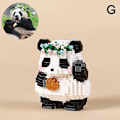 Miniatyrbild 1 av 5: Panda Byggklossar Sött Tecknat Set Pedagogisk Leksak Kompatibel med Barn Pojkar Flickor Flower