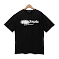 Miniatyrbilde 1 av 2: Palm Angels 22ss Trykk Unisex Elskere Mode Avslappet Korte Ermer Bomull style 6 M