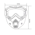 Pikkukuva 2 / 4: Hiihto- ja lumilautailumaskit, moottorikelkka- ja hiihtolasit, turvalasit Clear lens