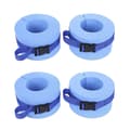 4X Simvikter Vattenmanschetter Vattenaerobics Flytring Träningsset Träning Anklar Armar blue