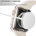 Miniatyrbild 4 av 5: 2-pack Apple Watch-fodral Tpu-skärmsskydd Transparent Färg 44mm Silver Silver 44mm